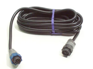 12' blauwe connector transducer-verlengkabel