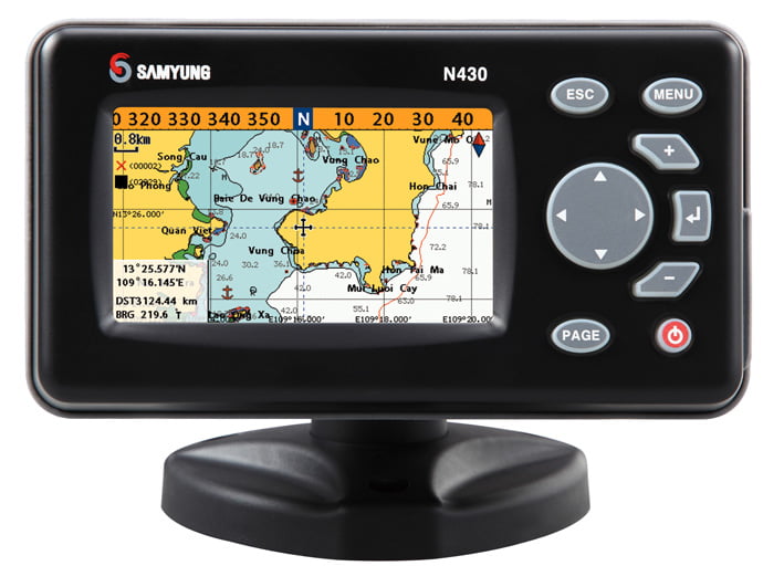 4,3'' LCD GPS Kaartplotter